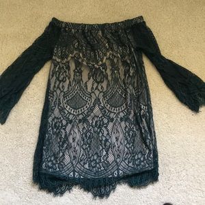 Off the shoulder dress